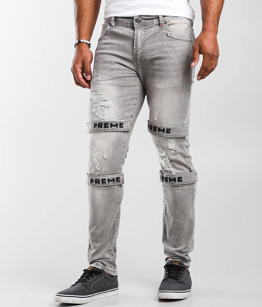 PREME Berlin Skinny Stretch Jean - Men's Jeans in Berlin Grey | Buckle