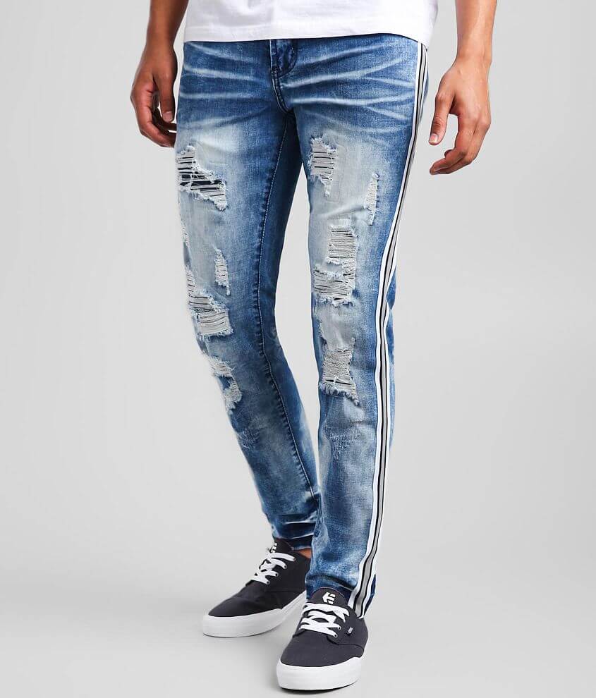 PREME Indigo Skinny Stretch Jean - Men's Jeans in Indigo | Buckle