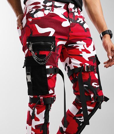 PREME Red Camo Cargo Skinny Stretch Jean MISC_DETAIL_1
