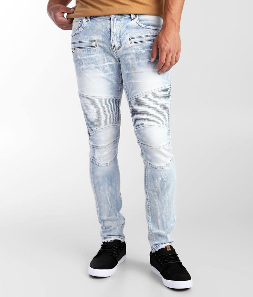 PREME Monaco Moto Skinny Stretch Jean front view