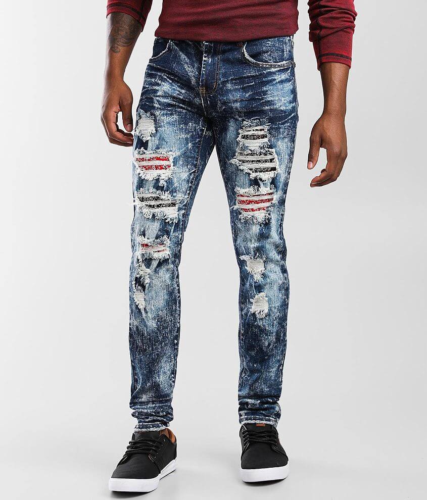 PREME Indigo Skinny Stretch Jean - Men's Jeans in Indigo | Buckle