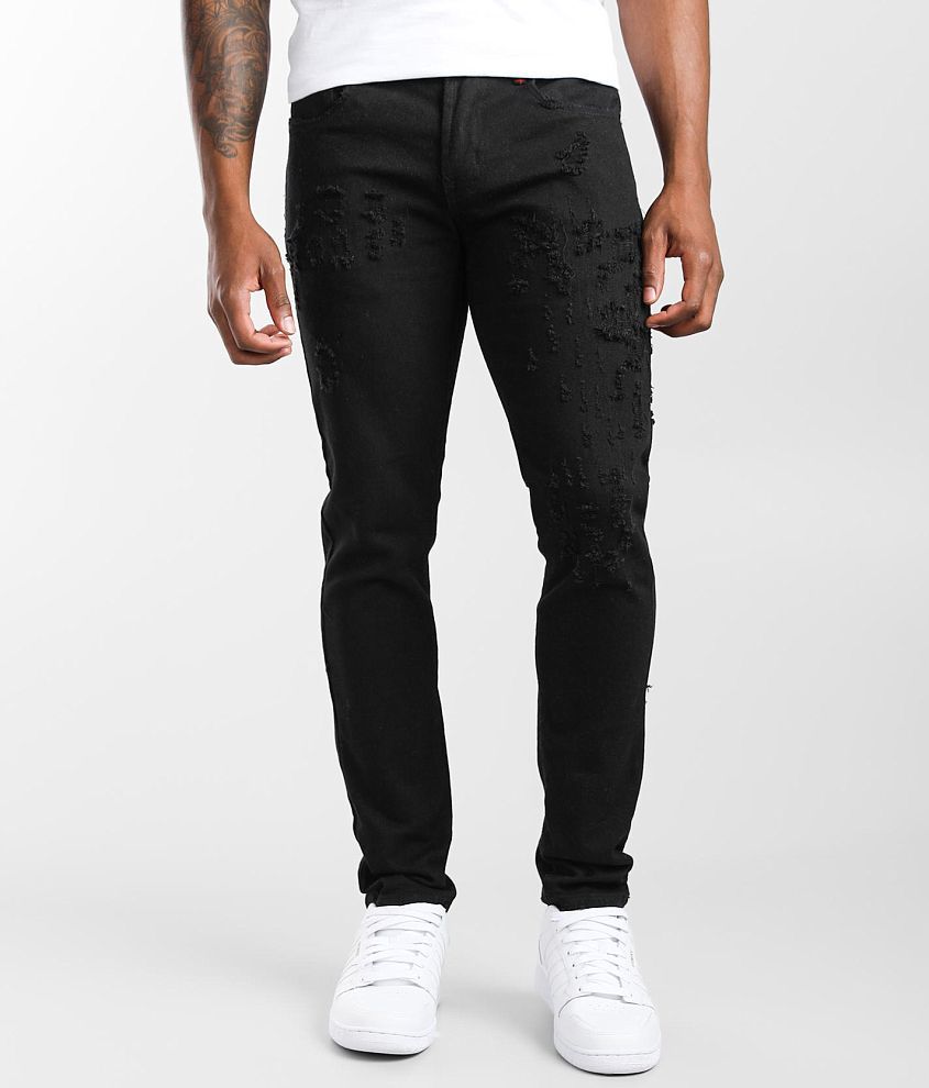 PREME Black Skinny Stretch Jean - Men's Jeans in Black | Buckle