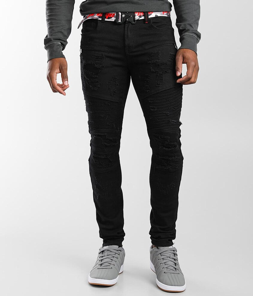 PREME Black Skinny Stretch Jean - Men's Jeans in Black | Buckle