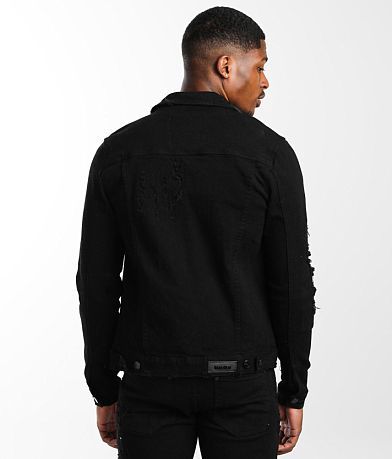 PREME Black Denim Stretch Jacket BACK