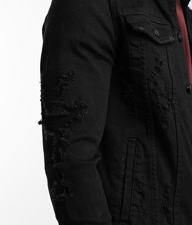 PREME Black Denim Stretch Jacket MISC_DETAIL_3