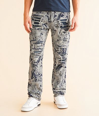 rare element© Semi Stacked Straight Stretch Jean front view
