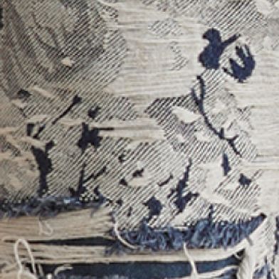 Indigo Denim Brocade