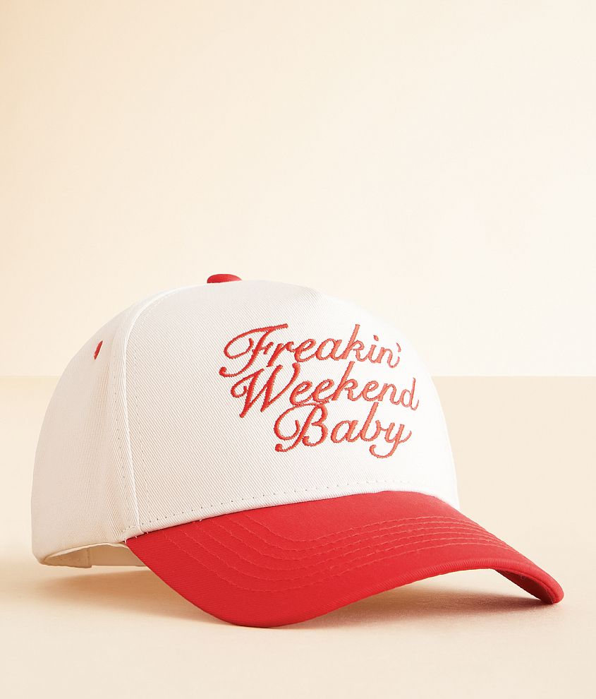 KenzKustomz Freakin' Weekend Baby Baseball Hat front view