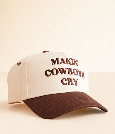 KenzKustomz Makin' Cowboys Cry Baseball Hat front view