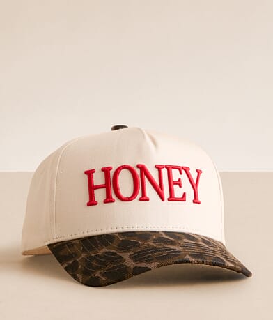 KenzKustomz Honey Leopard Baseball Hat front view