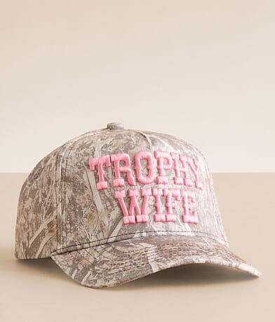 KenzKustomz Trophy Wife Camo Baseball Hat front view