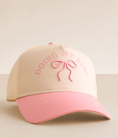 KenzKustomz Doing My Best Baseball Hat front view
