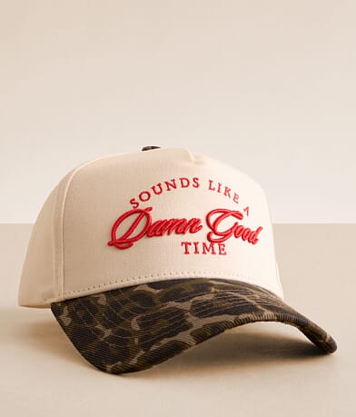 KenzKustomz Sounds Like A Damn Good Time Baseball Hat front view