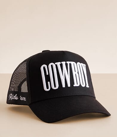 KenzKustomz KenzKustoms Ride 'Em Cowboy Trucker Hat front view