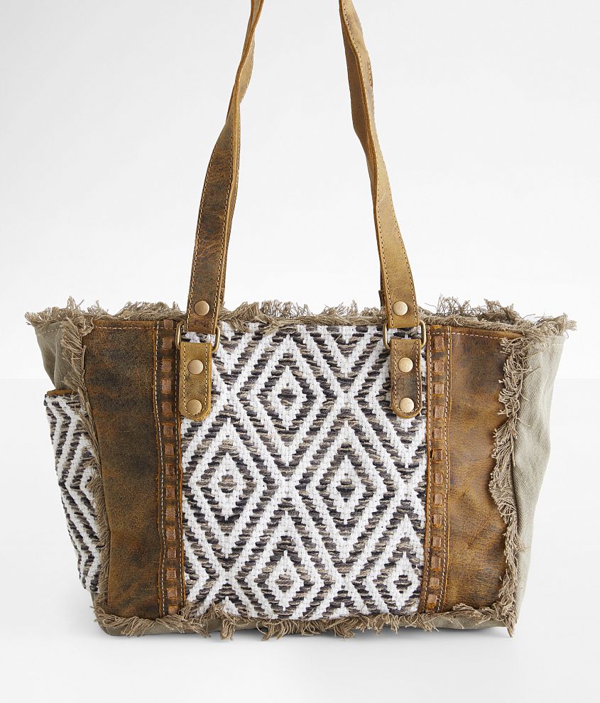 Myra Sand Weaver Bag
