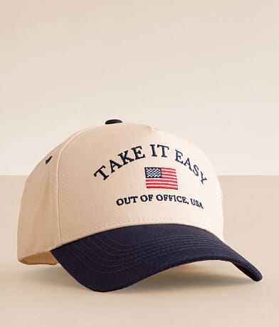 KenzKustomz Take It Easy Baseball Hat front view