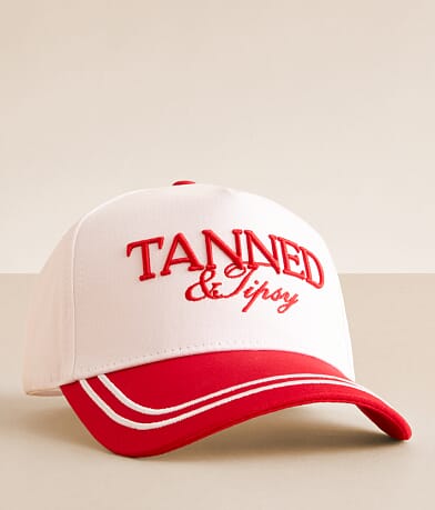 KenzKustomz Tanned & Tipsy Baseball Hat front view