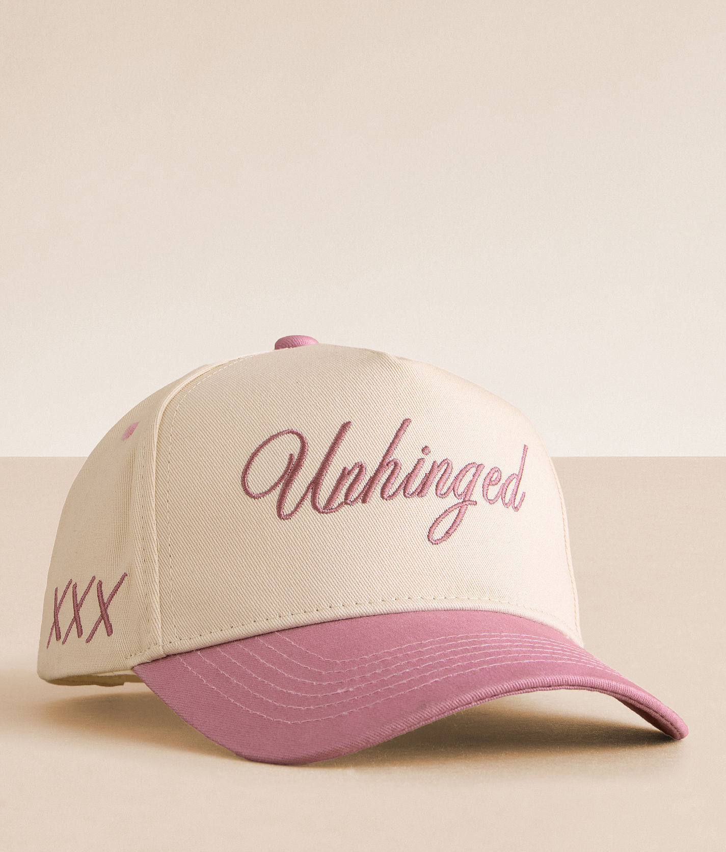KenzKustomz Unhinged Baseball Hat - Women's Hats in Mauve KenzKustomz Unhinged Baseball Hat - Women's Hats in Mauve