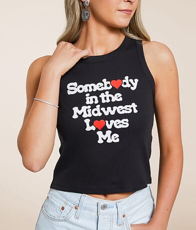 Girl Dangerous Somebody In The Midwest Loves Me Tank Top MISC_DETAIL_1