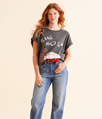 Girl Dangerous Texas Hold &apos;Em Oversized T-Shirt MISC_DETAIL_2