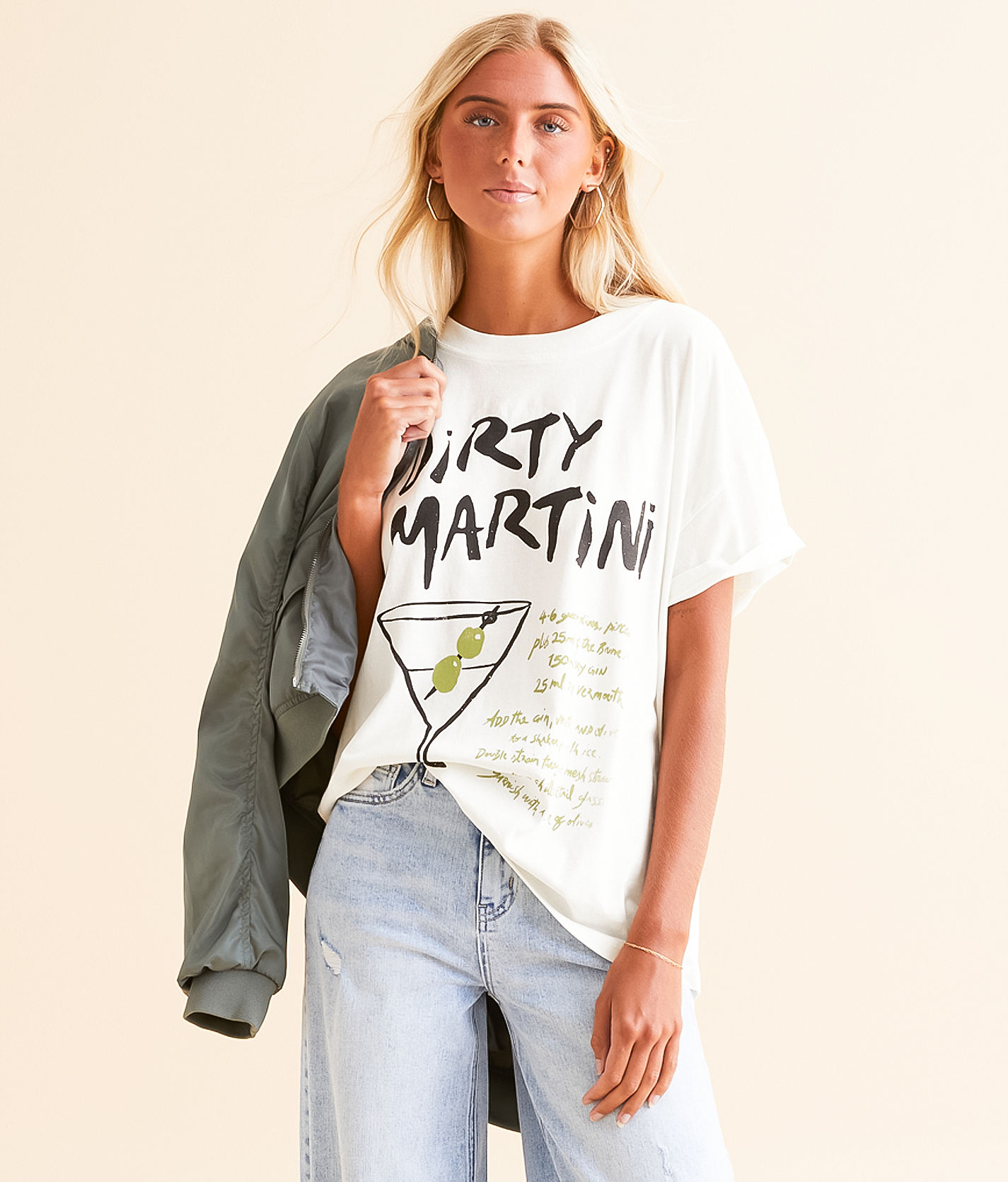 Girl Dangerous Dirty Martini Oversized T-Shirt - Women's T