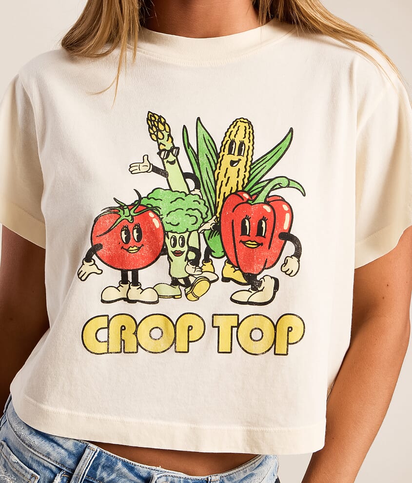 Crop Top T-Shirt - thumbnail 3