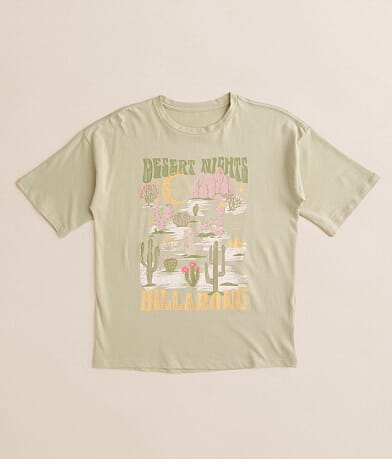 Billabong Girls - Desert Oversized T-Shirt front view