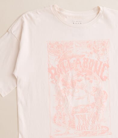 Billabong Girls - You Me The Sea Oversized T-Shirt misc detail 1 view