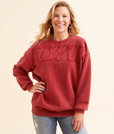 Modish Rebel Pony Up Pullover front view