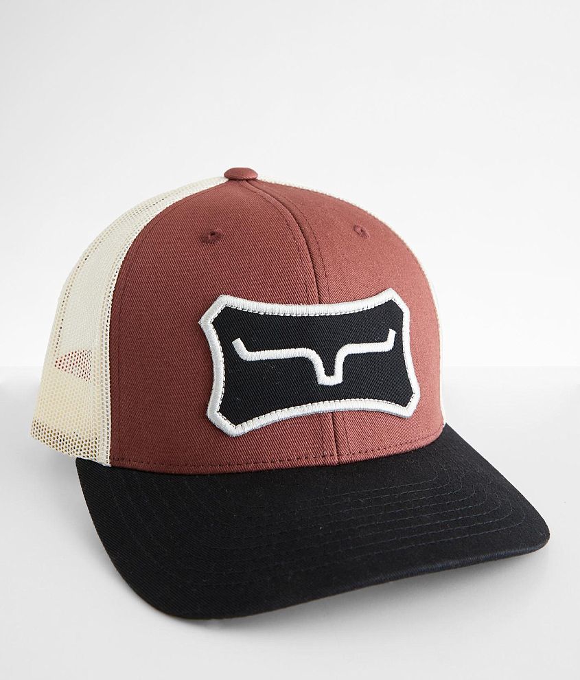 Kimes Ranch Boneyard Trucker Hat Men's Hats in Rust Buckle