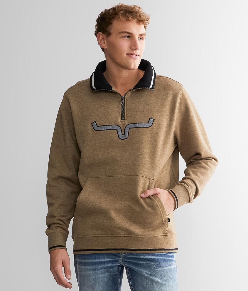 Kimes Ranch Filmore Quarter Zip Pullover front view