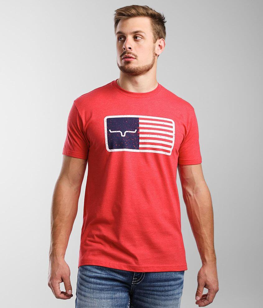 Kimes Ranch American Trucker T-Shirt - Men's T-Shirts in Red | Buckle