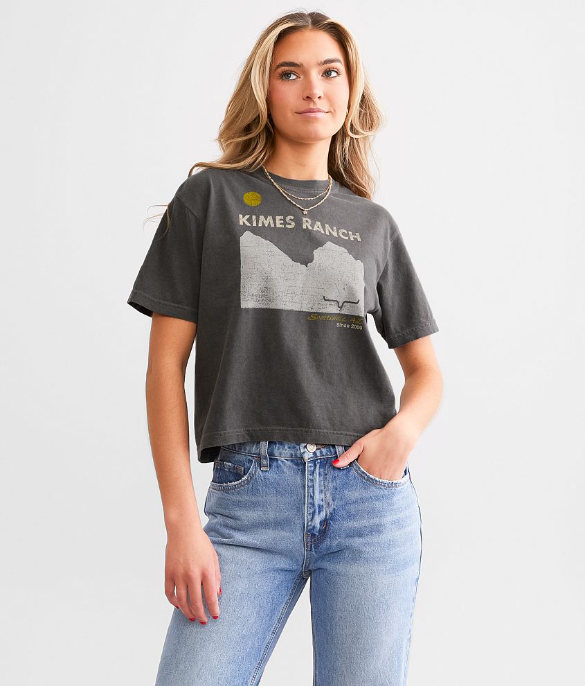 Kimes Ranch Scenery Cropped T-Shirt