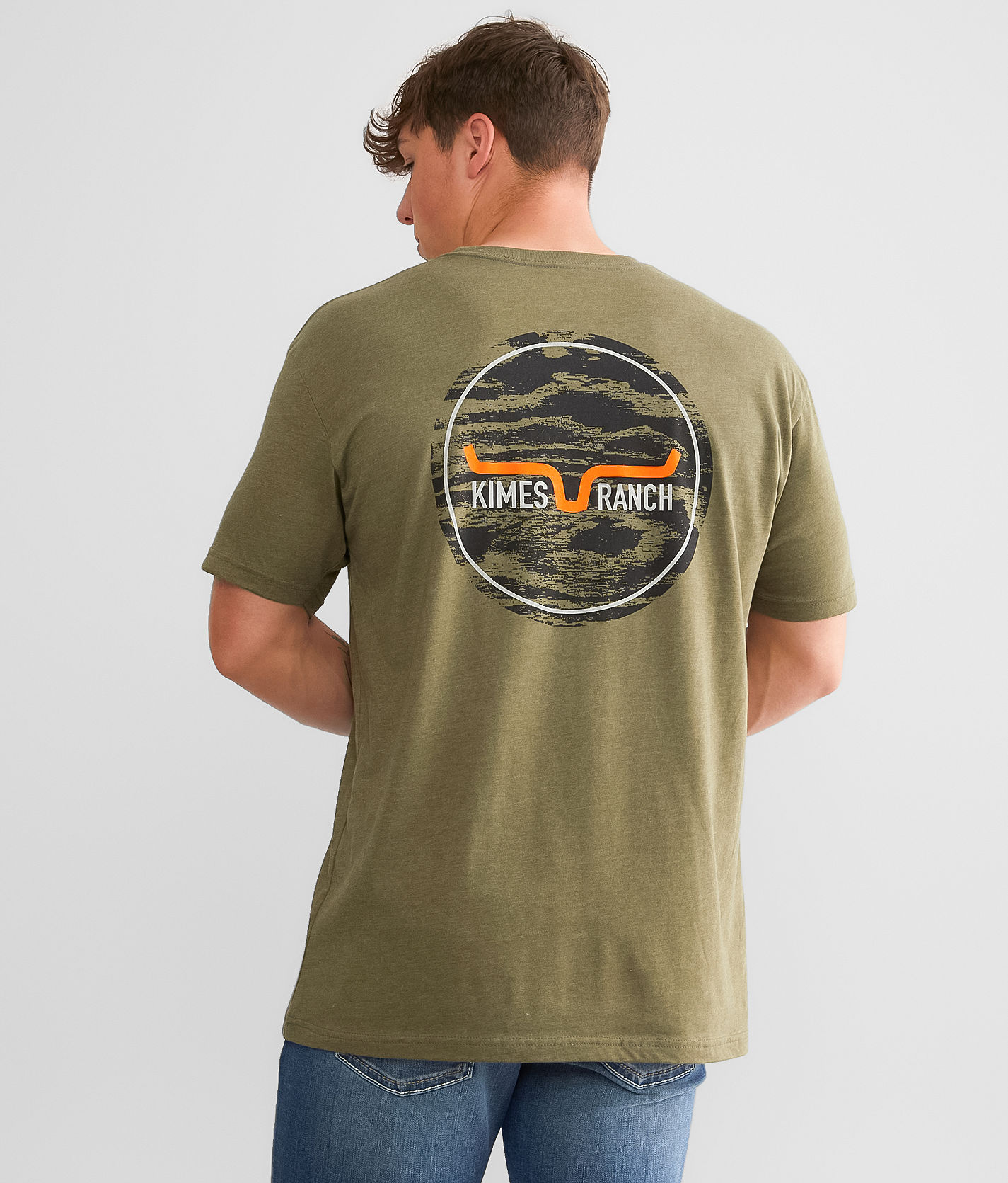 Ariat Barn Door Bronco T-shirt in Green for Men