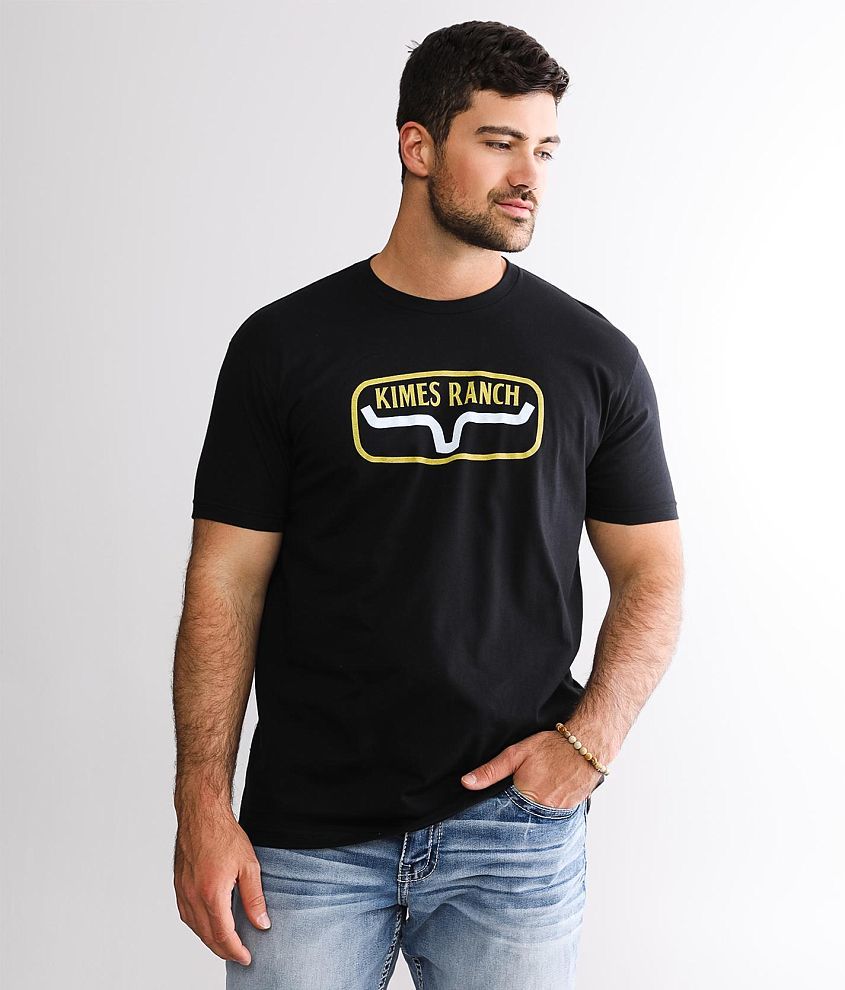 Kimes Ranch Rollin T-Shirt - Men's T-Shirts in Vintage Black | Buckle