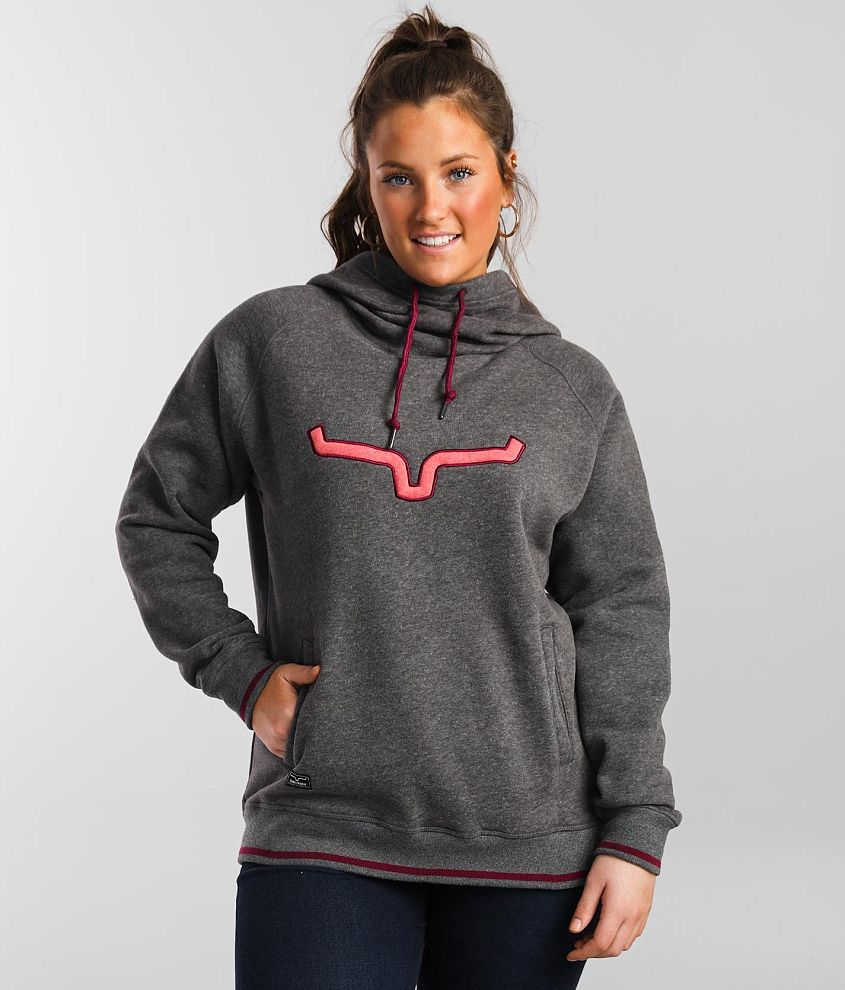 Kimes Ranch Women's Hoodie Two Scoops Fleece Cowl Neck