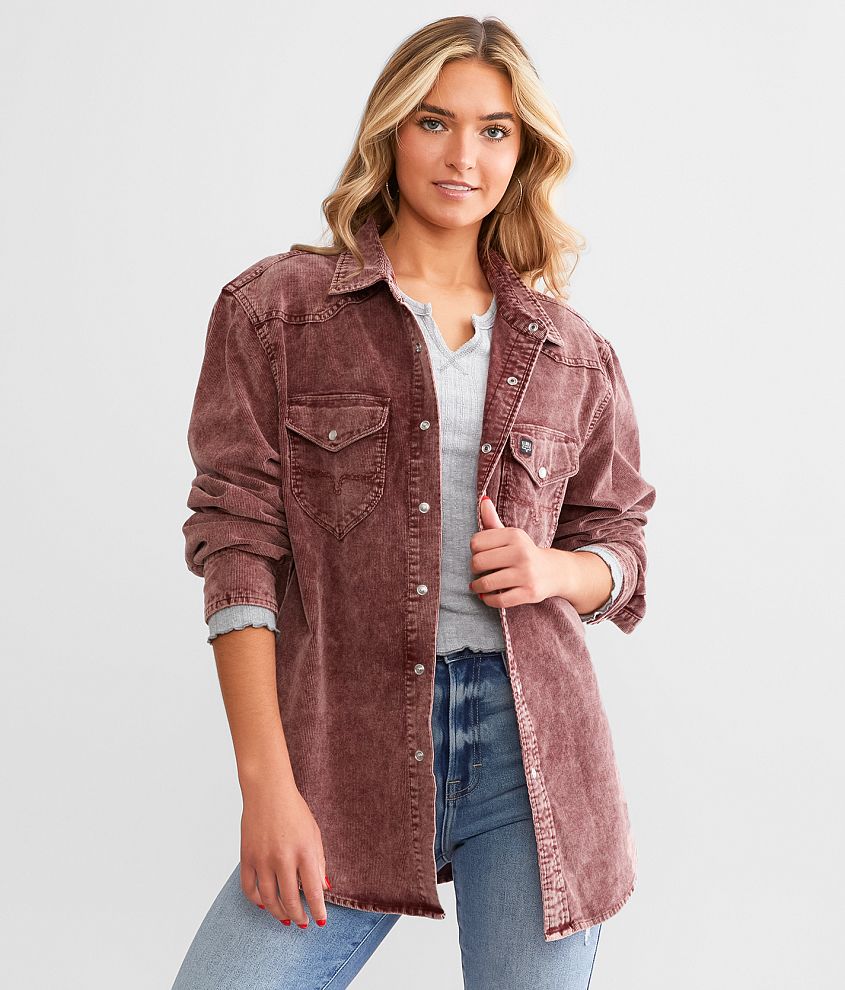 Kimes Ranch Dixon Corduroy Shirt - Women's Shirts/Blouses in Rust