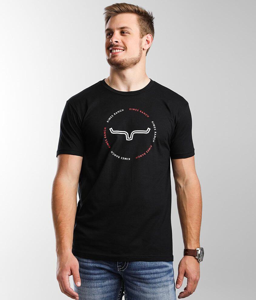 Kimes Ranch Circular Repeat T-Shirt - Men's T-Shirts in Black | Buckle