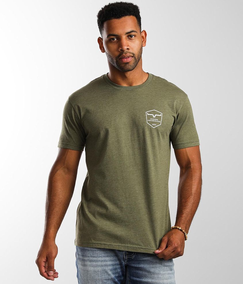 Kimes Ranch Shielded T-Shirt - Men's T-Shirts in Military Green | Buckle