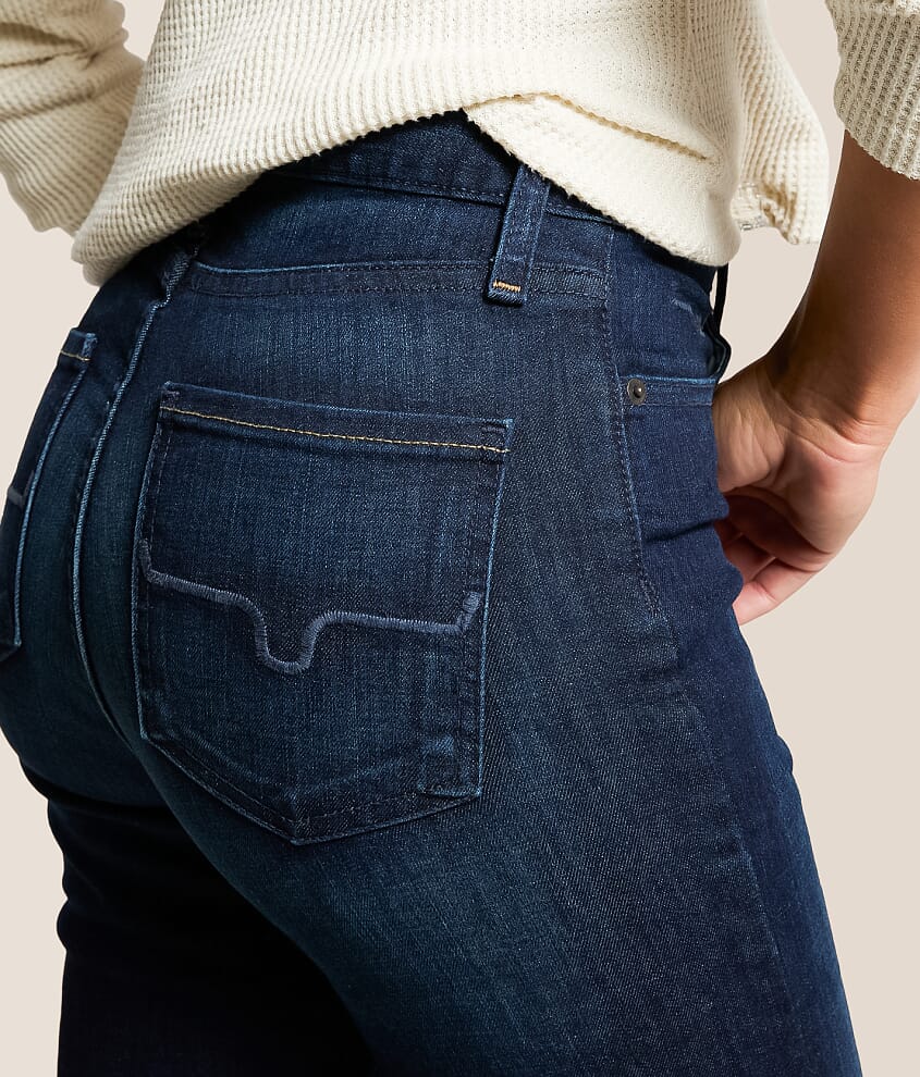 Olivia High Rise Wide Leg Stovepipe Jean