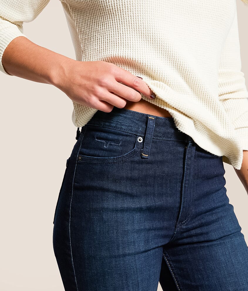 Olivia High Rise Wide Leg Stovepipe Jean