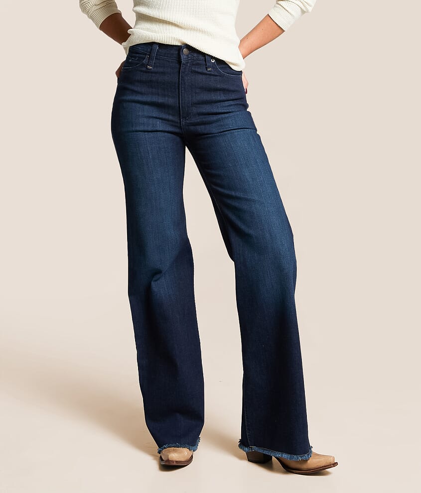 Olivia High Rise Wide Leg Stovepipe Jean