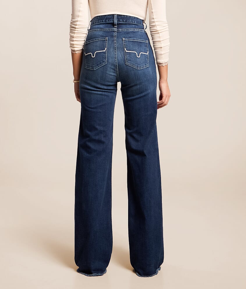 Olivia High Rise Wide Leg Stovepipe Jean