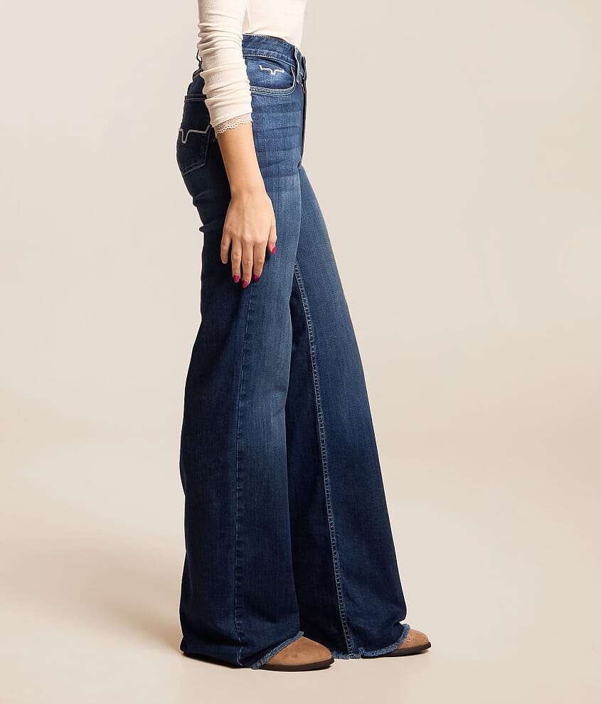 Olivia High Rise Wide Leg Stovepipe Jean