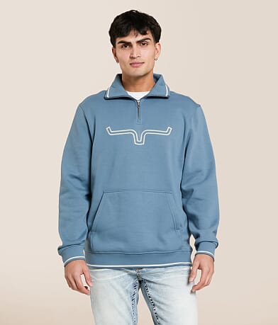 Kimes Ranch Filmore Quarter Zip Pullover front view