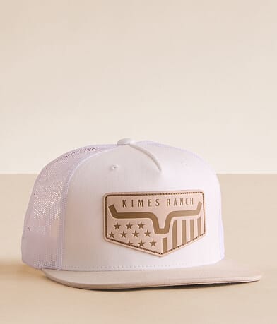 Kimes Ranch Spangled Trucker Hat front view