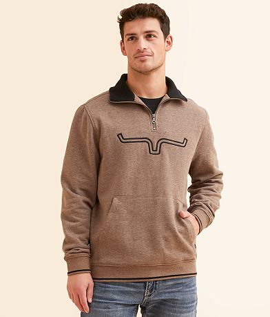 Kimes Ranch Filmore Quarter Zip Mock Neck Pullover front view