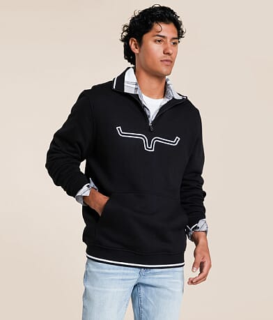 Kimes Ranch Filmore Quarter Zip Pullover front view