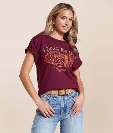 Kimes Ranch Mountain Badge T-Shirt front view