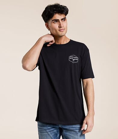 Kimes Ranch Hexagon T-Shirt full right side view